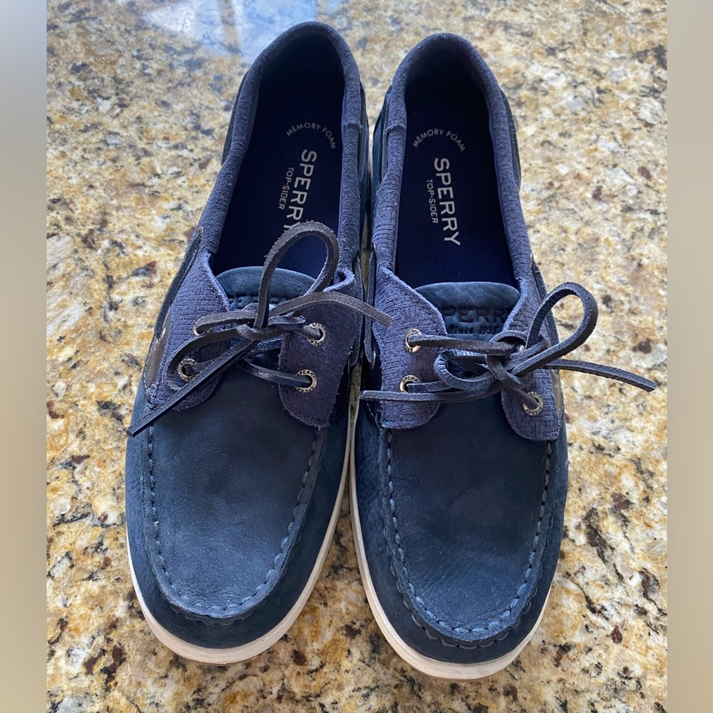 Sperry Navy Boat Shoes